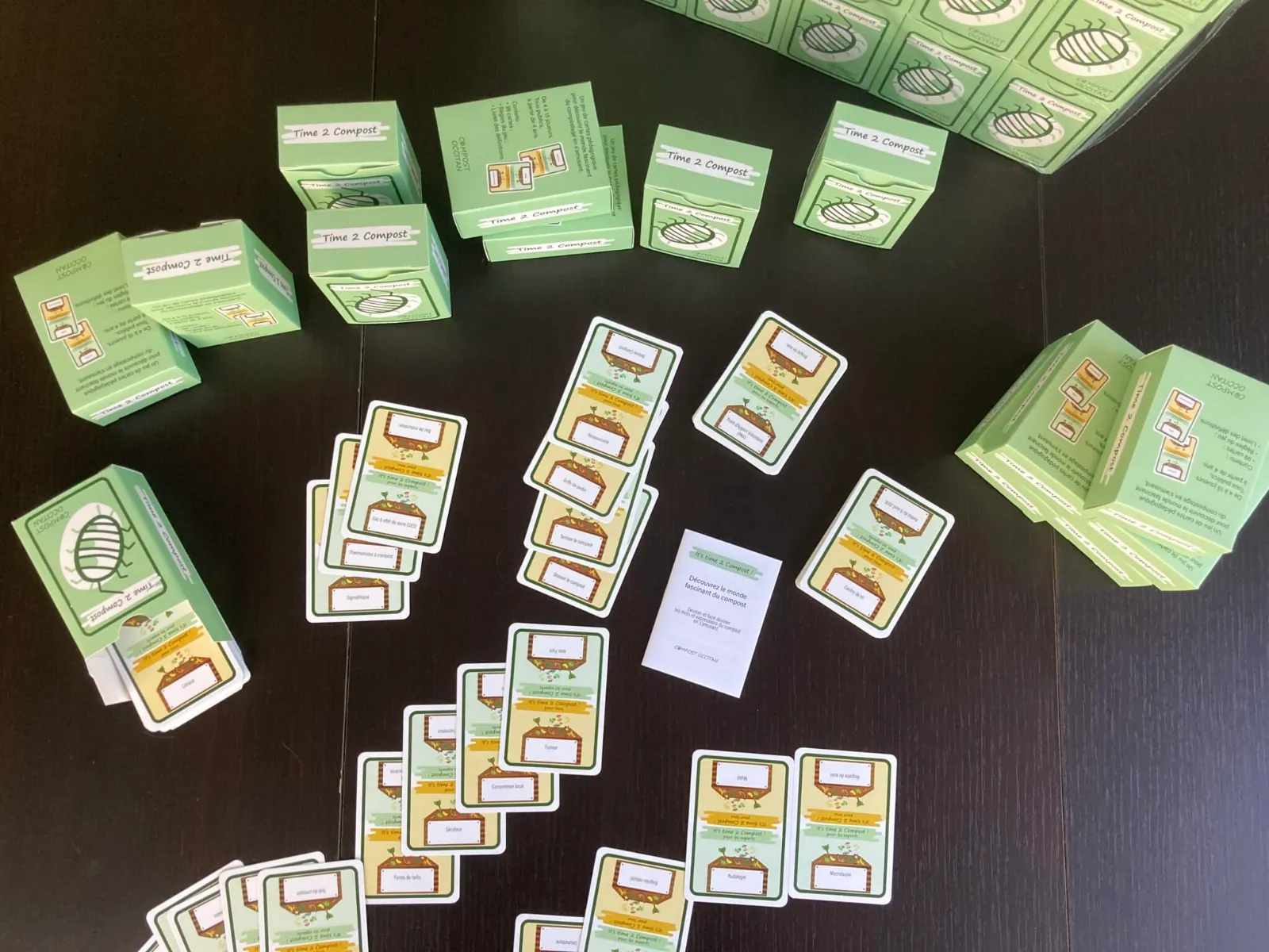 Cartes du jeu pédagogique Time 2 Compost
